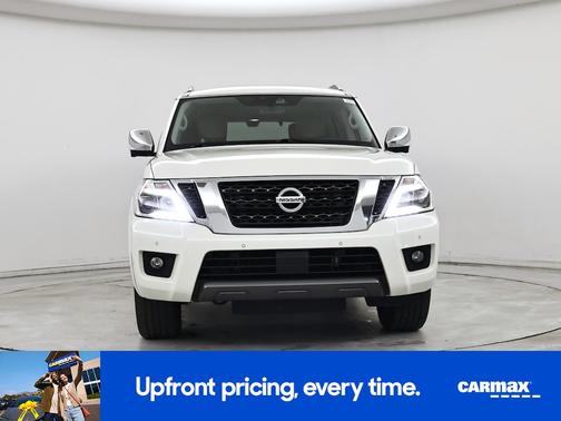White 2020 Nissan Armada Platinum
