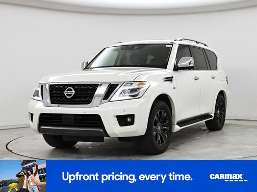 White 2020 Nissan Armada Platinum