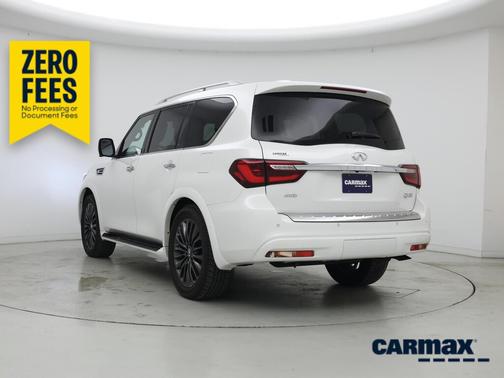 White 2022 INFINITI QX80 Sensory