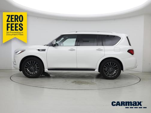 White 2022 INFINITI QX80 Sensory