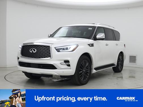 White 2022 INFINITI QX80 Sensory