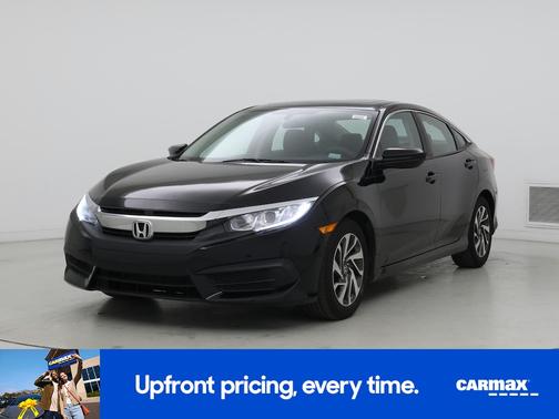 Black 2018 Honda Civic EX