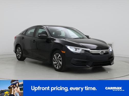 Black 2018 Honda Civic EX