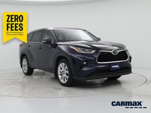 Blue 2020 Toyota Highlander Limited