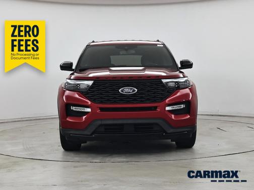 Red 2023 Ford Explorer ST-Line