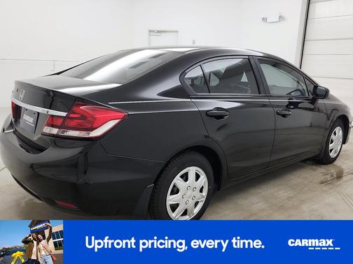 Black 2015 Honda Civic LX