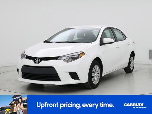 White 2015 Toyota Corolla L