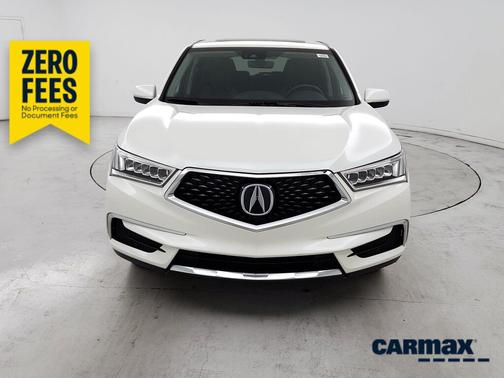 White 2018 Acura MDX Advance
