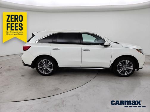 White 2018 Acura MDX Advance