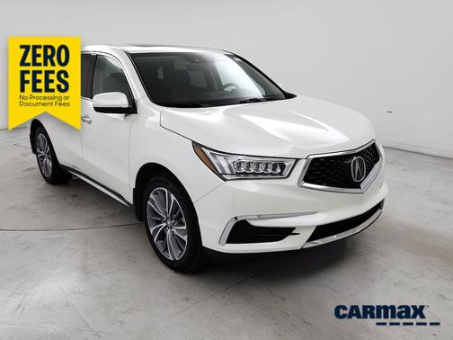 White 2018 Acura MDX Advance