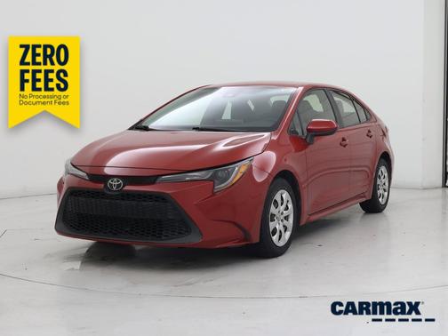 Red 2020 Toyota Corolla LE