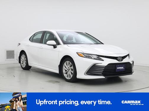 White 2021 Toyota Camry LE