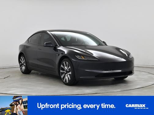 Gray 2025 Tesla Model 3 Long Range