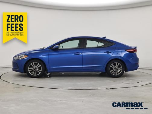 Blue 2017 Hyundai ELANTRA SE