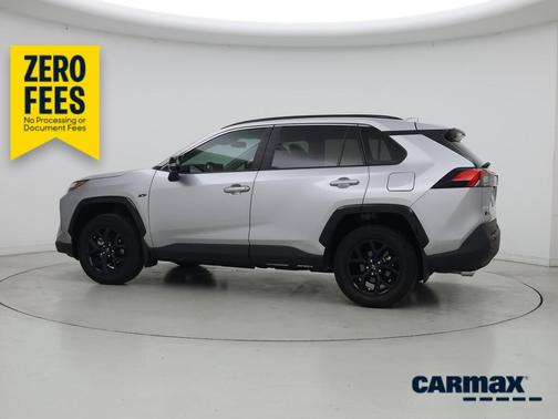 Silver 2024 Toyota RAV4 Hybrid XLE