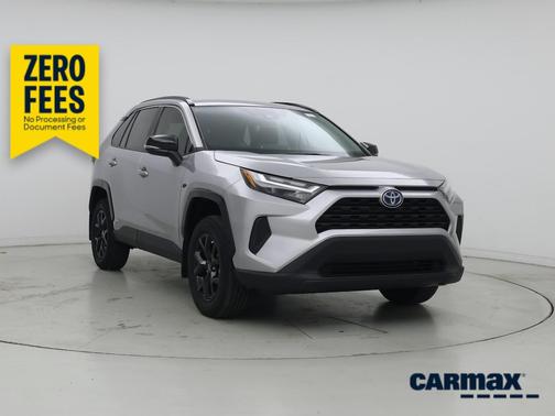 Silver 2024 Toyota RAV4 Hybrid XLE