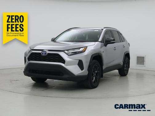 Silver 2024 Toyota RAV4 Hybrid XLE