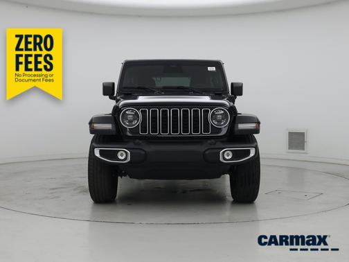 Black 2025 Jeep Wrangler 4xe Sahara