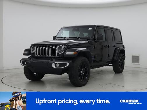 Black 2025 Jeep Wrangler 4xe Sahara