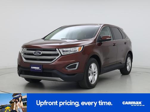 Burgundy 2015 Ford Edge SEL