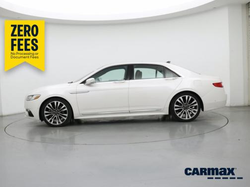 White 2019 Lincoln Continental Reserve