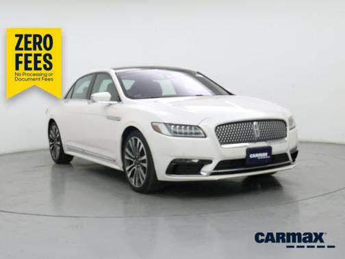 White 2019 Lincoln Continental Reserve