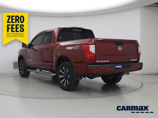 Red 2019 Nissan Titan PRO-4X
