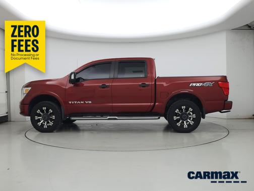 Red 2019 Nissan Titan PRO-4X