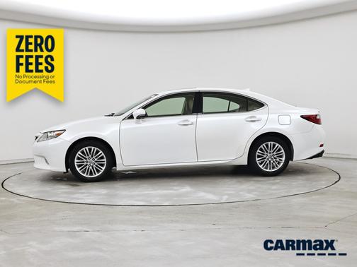 White 2015 Lexus ES 350