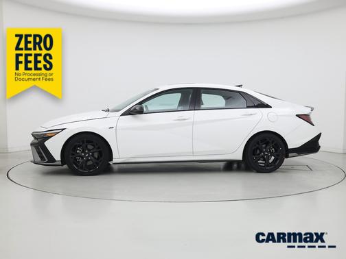 White 2024 Hyundai ELANTRA N Line