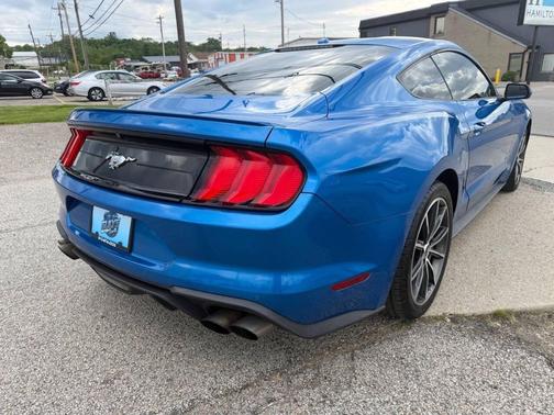 Blue 2019 Ford Mustang EcoBoost Premium