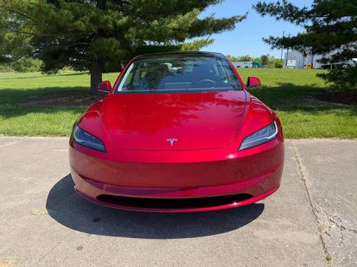 Ultra Red 2025 Tesla Model 3 Long Range