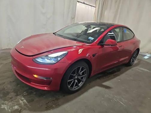 Red Multi-Coat 2021 Tesla Model 3 Long Range
