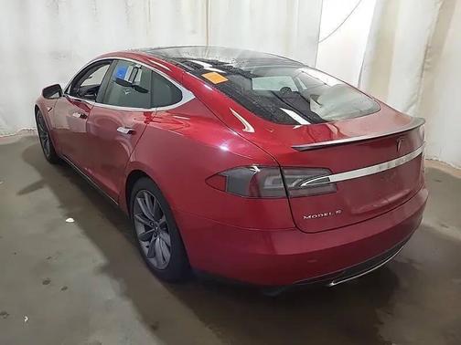 Red Multi-Coat 2014 Tesla Model S 85