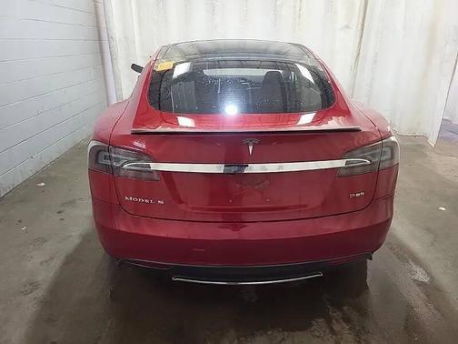 Red Multi-Coat 2014 Tesla Model S 85
