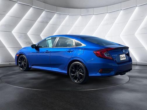 Blue 2021 Honda Civic Sport