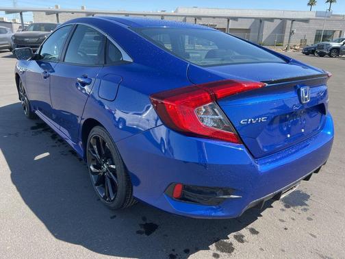 Blue 2021 Honda Civic Sport