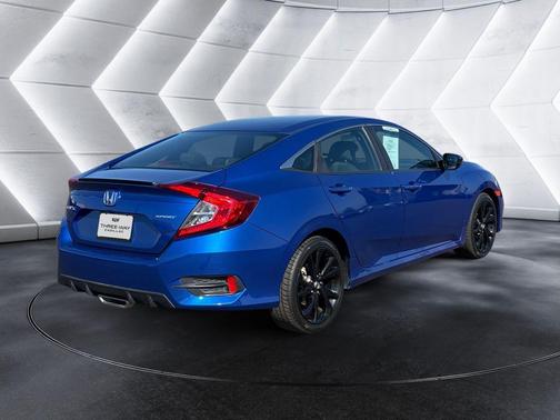 Blue 2021 Honda Civic Sport