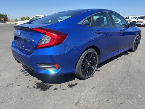 Blue 2021 Honda Civic Sport