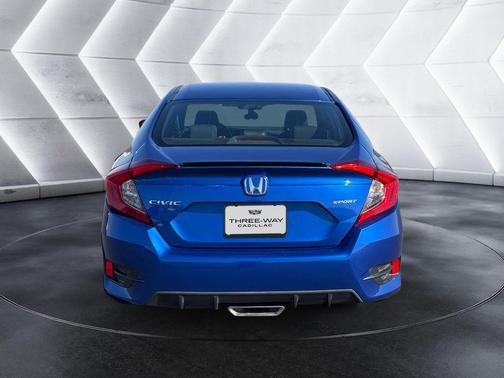 Blue 2021 Honda Civic Sport