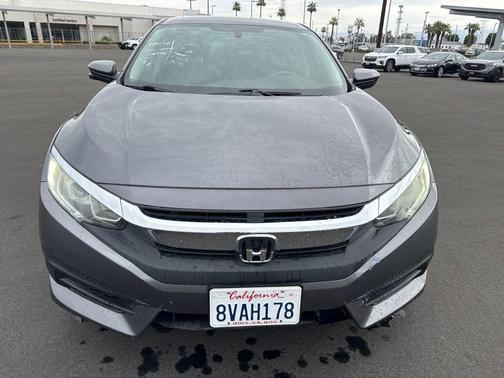 Polished Metal Metallic 2017 Honda Civic EX