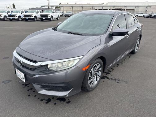 Polished Metal Metallic 2017 Honda Civic EX