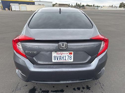 Polished Metal Metallic 2017 Honda Civic EX