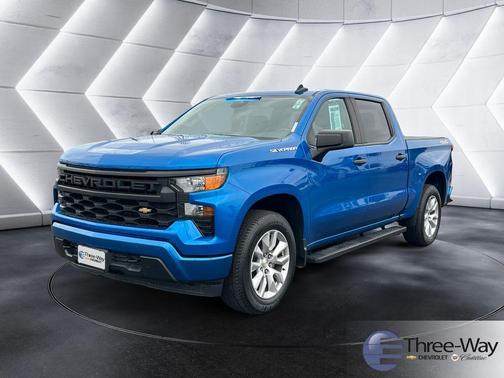 Glacier Blue Metallic 2023 Chevrolet Silverado 1500 Custom