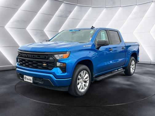 Glacier Blue Metallic 2023 Chevrolet Silverado 1500 Custom