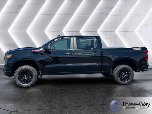 Black 2026 Chevrolet Silverado 1500 Custom Trail Boss