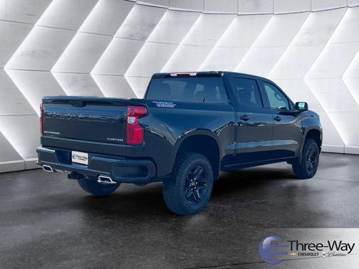 Black 2026 Chevrolet Silverado 1500 Custom Trail Boss