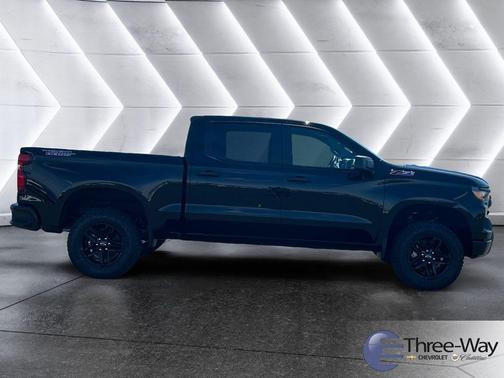 Black 2026 Chevrolet Silverado 1500 Custom Trail Boss