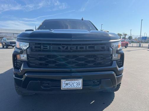 Black 2025 Chevrolet Silverado 1500 Custom