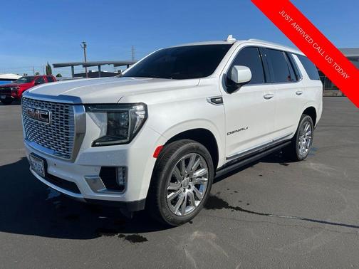 White Frost Tri-Coat 2021 GMC Yukon Denali